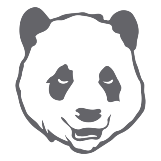 Sexy Panda Decal (Grey)